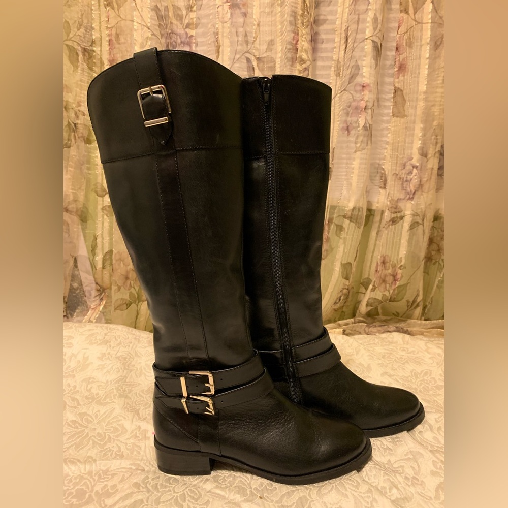- - - INC-FRANKII   Pretty new  boots leather upper  fabric lining